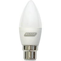 Major Tech 5W Candle B22 LED Lamp 6000K LC38B22-5C