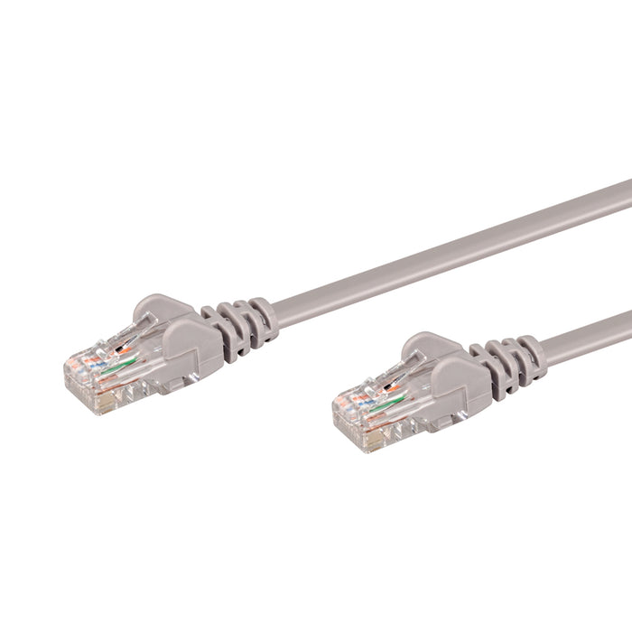 5M CAT5E MOULDED FLYLEAD - GREY - NET-CAT5-GY-5M-LQ