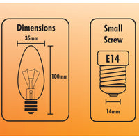 Major Tech 2W LED Filament Candle Lamp | C35 - image 1