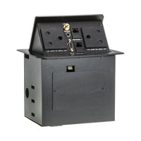 POPUP DESK(2XPWR, 2XLAN, 1X AUD, 1X VGA, 1X VID) - NET-DMS-044
