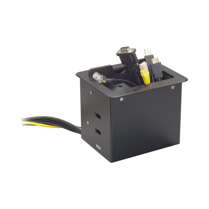 POPUP CUBBY (1XPWR,2XLAN,1XUSB,1XAUD,1XVGA,1XHDMI) - NET-DMS-665