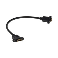 30CM HDMI FEMALE TO HDMI FEMALE - PANEL MOUNT - CAB-HDCB-031