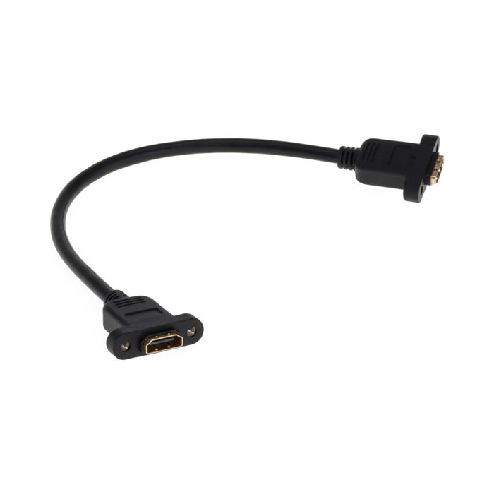 30CM HDMI FEMALE TO HDMI FEMALE - PANEL MOUNT - CAB-HDCB-031
