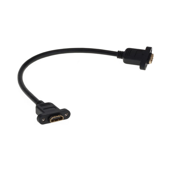 30CM HDMI FEMALE TO HDMI FEMALE - PANEL MOUNT - CAB-HDCB-031