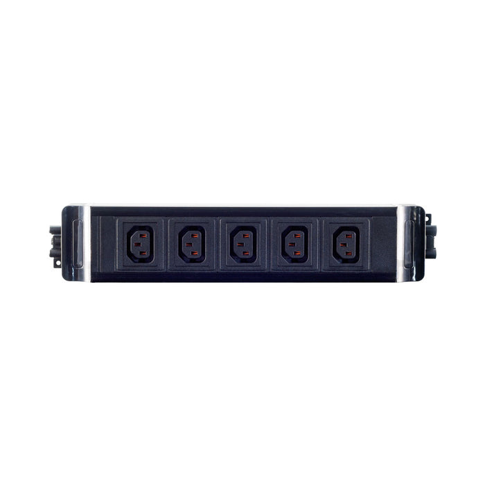 5-WAY IEC-C13 PWR WITH GST18 F/M PLUG 16A BLACK* - PWR-OFFICE-C13