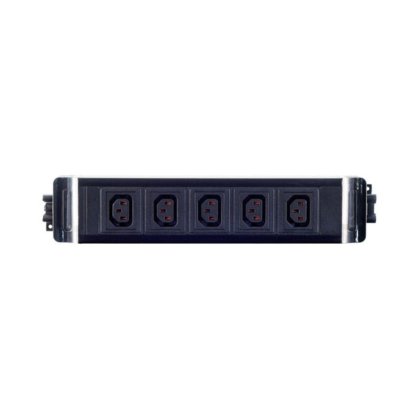 5-WAY IEC-C13 PWR WITH GST18 F/M PLUG 16A BLACK* - PWR-OFFICE-C13