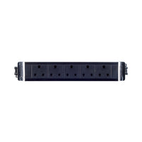 5-WAY OLD SA PWR WITH GST18 F/M PLUG 16A 250V BLK* - PWR-OFFICE-SA