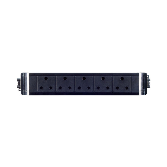 5-WAY OLD SA PWR WITH GST18 F/M PLUG 16A 250V BLK* - PWR-OFFICE-SA