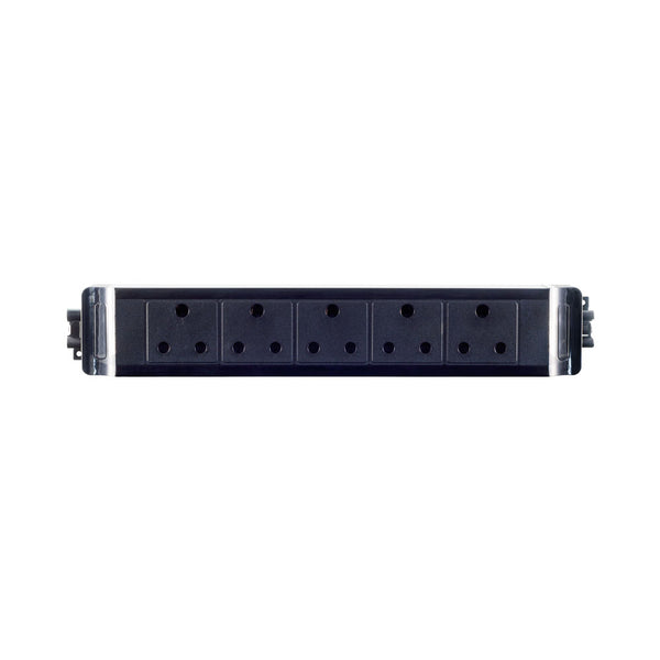 5-WAY OLD SA PWR WITH GST18 F/M PLUG 16A 250V BLK* - PWR-OFFICE-SA