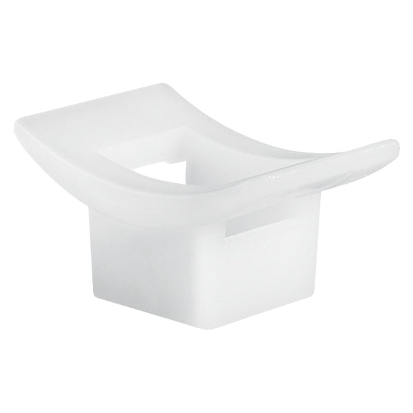Insulok Natural Mounting Cradle 25x17x13.5mm - Cable Support, Vibration Resistant, White Plastic