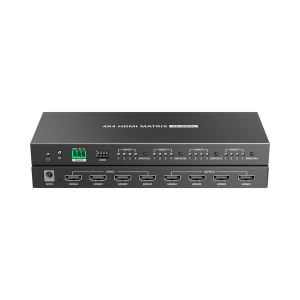 LENKENG 4x4 HDMI MATRIX SWITCH WITH RS232 (LKV424) - CNV-LKV424
