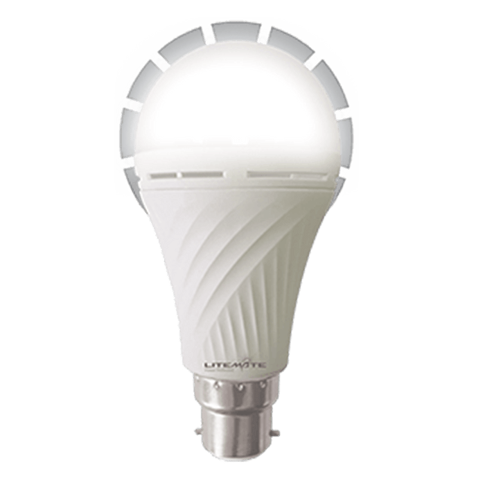 Led Litemate A70 7 W B22 Rechargexxx Lm030