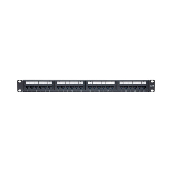CAT6 24 PORT UNSHIELDED PATCH PANEL - NET-PATCH6-24P-LQ