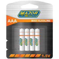 Major Tech AAA Maxi Alkaline Batteries | LR03-BP4 - image 1