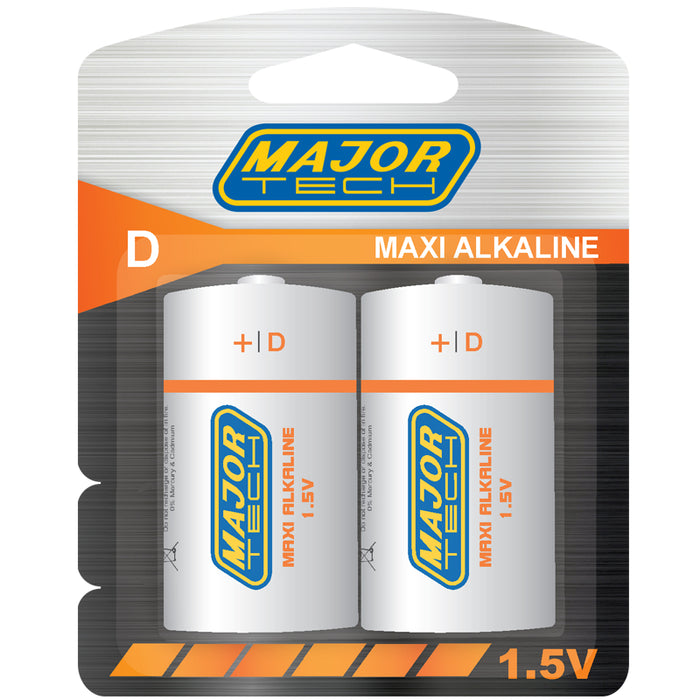 Major Tech D Maxi Alkaline Battery | LR20-BP2 - image 1