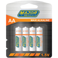 Major Tech AA Maxi Alkaline Batteries | LR6-BP4 - image 1