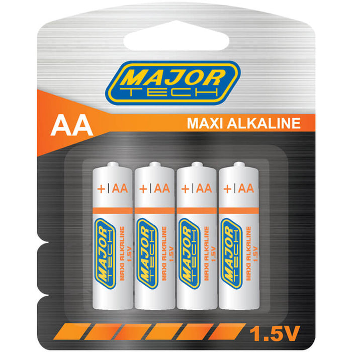 Major Tech AA Maxi Alkaline Batteries | LR6-BP4 - image 1