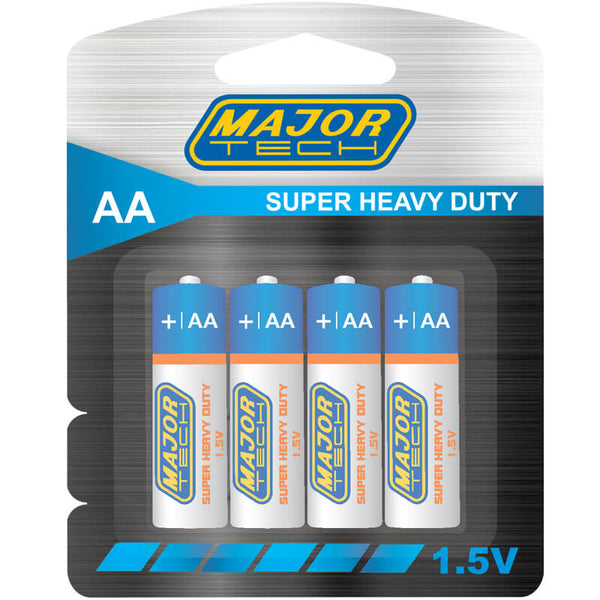 Major Tech Heavy Duty AA Battery (4pcs) R6P-BP4G