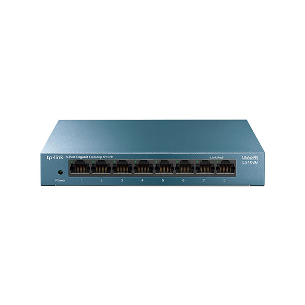 TP-LINK 8 PORTS GIGABIT UNMANAGED DESKTOP SWITCH,LS108G