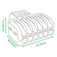 Major Tech 3-Pole Splitter Connector Blocks | LT-633P2 - image 1