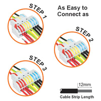 Major Tech 3-Pole Splitter Connector Blocks | LT-933P2 - image 1