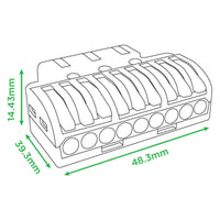 Major Tech 3-Pole Splitter Connector Blocks | LT-933P2 - image 1