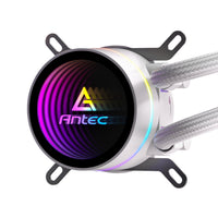 Antec Luna 360 ARGB CPU Liquid Cooler - White-LUNA 360 ARGB W
