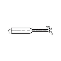 Heatshrink LVR 50.8/26mm Black | Heat Shrink Tubing | Chavda.com
