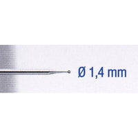 Steel Engraving Cutter 1.4mm Spherical - Chavda.com: Precision Rotary Tool Bit for Carving & Engraving
