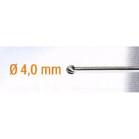 4mm Ball Steel Milling Cutter - Engraving Tool for Wood, Metal, Plastic - High Precision