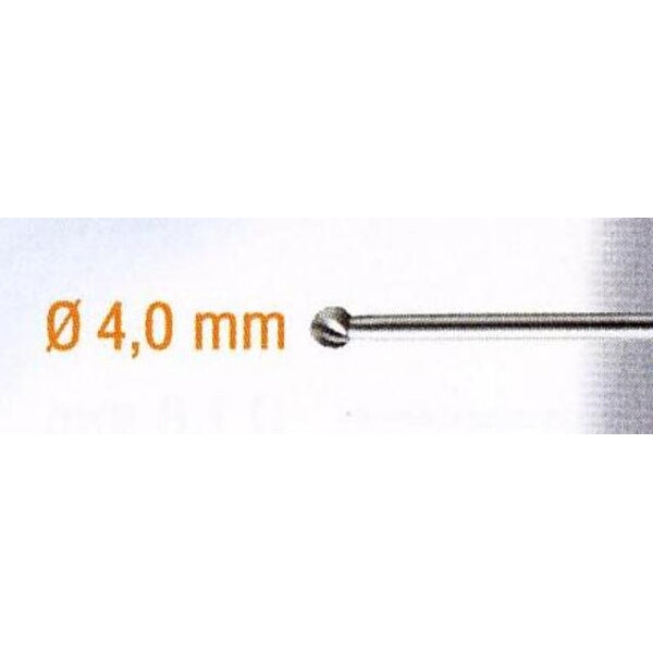 4mm Ball Steel Milling Cutter - Engraving Tool for Wood, Metal, Plastic - High Precision