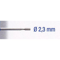 Steel Engraving Cutter 2.3mm Cylindrical - Rotary Tool Attachment for Wood, Metal, Plastic