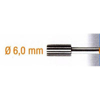 6mm Cylindrical Steel Milling Cutter for Engraving - Rotary Tool Accessory | Chavda.com