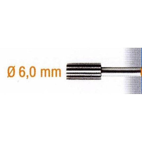 6mm Cylindrical Steel Milling Cutter for Engraving - Rotary Tool Accessory | Chavda.com