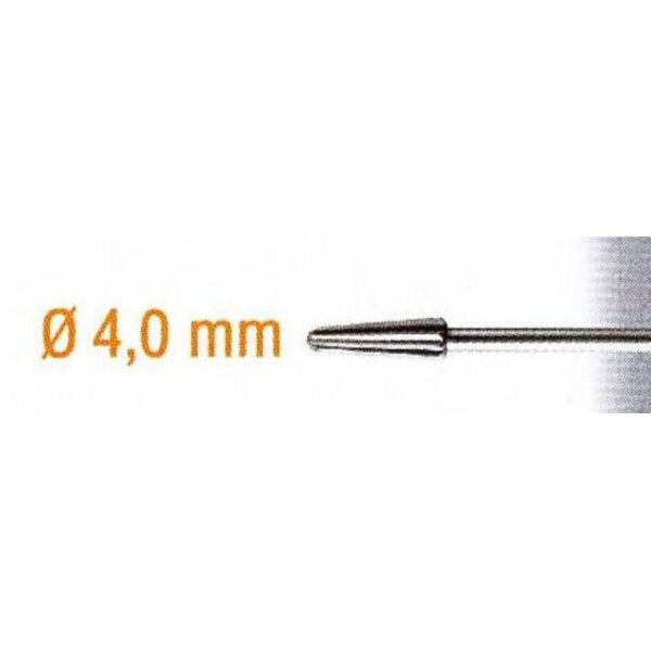 Steel Milling Cutter 4mm Flame Shape for Engraving Rotary Tools - Precision Carving & Routing