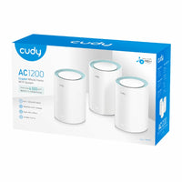 Cudy AC1200 WiFi Mesh System 3-Pack: Whole Home Coverage