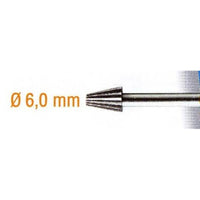 Steel Milling Cutter 6mm Point - Engraving Bit for Rotary Tool - Wood, Metal, Plastic