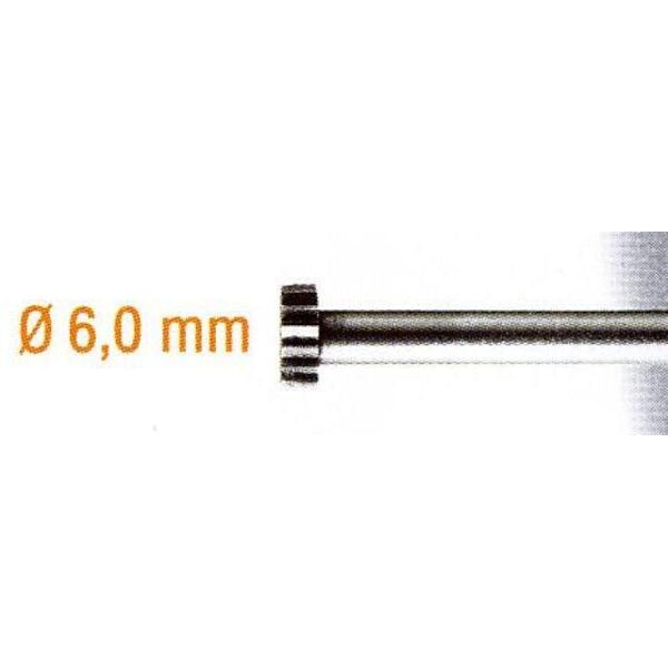 Steel Milling Cutter 6mm Wheel - Engraving Tool for Rotary Tools | Chavda.com