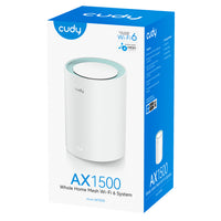 Cudy AX1500 Gigabit Mesh Wi-Fi 6 System – 1 Pack-M1500 1PACK