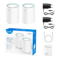 Cudy AX1500 Gigabit Mesh Wi-Fi 6 System – 2 Pack-M1500 2PACK