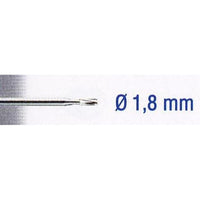Tungsten Carbide Cutter 1.8mm - Cylindrical Rotary Tool Bit for Hard Materials, Shaping & Smoothing