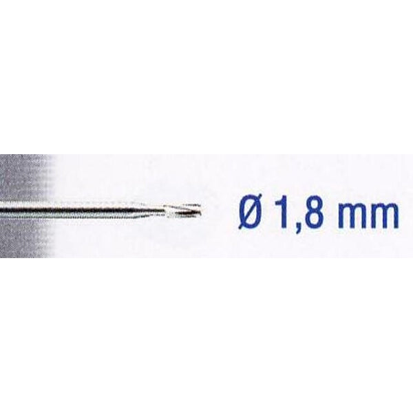 Tungsten Carbide Cutter 1.8mm - Cylindrical Rotary Tool Bit for Hard Materials, Shaping & Smoothing