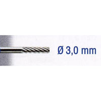 Tungsten Carbide Cutter 3mm Cylindrical Shape - Carbide Burr
