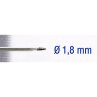 Tungsten Carbide Cutter 1.8mm Conical - Chavda - Dental Burr, Rotary Tool Bit, Carbide Bur, Shape, Smooth, Remove Material