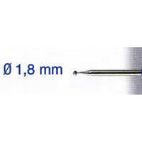 1.8mm Diamond Ball Burr Bit - Glass, Ceramic, Metal Engraving Tool - chavda.com