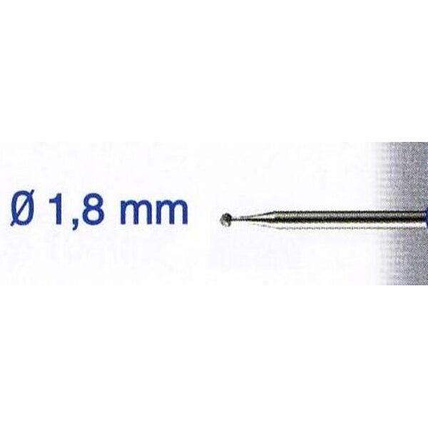 1.8mm Diamond Ball Burr Bit - Glass, Ceramic, Metal Engraving Tool - chavda.com