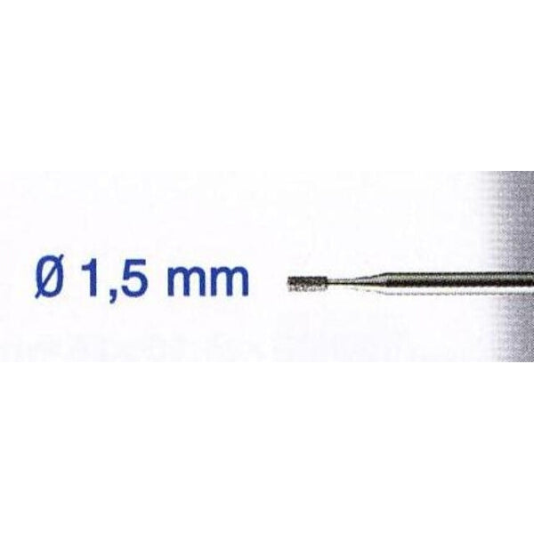 Diamond Bit 1.5mm Cylindrical - Engraving & Carving Tool for Glass, Ceramic, Stone, Metal - Buy at chavda.com