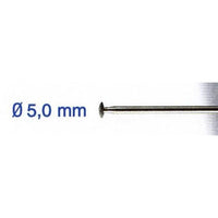 Diamond Bit 5mm Disc - 2.35mm Shank - Diamond Point for Glass, Ceramic, Stones, Metals Engraving & Carving