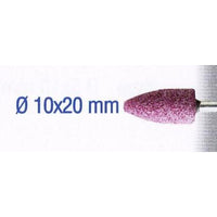 Ruby Grinding Stone 10x20mm Bullet Shape: Sharpening, Deburring, and Grinding Ferrous Metals