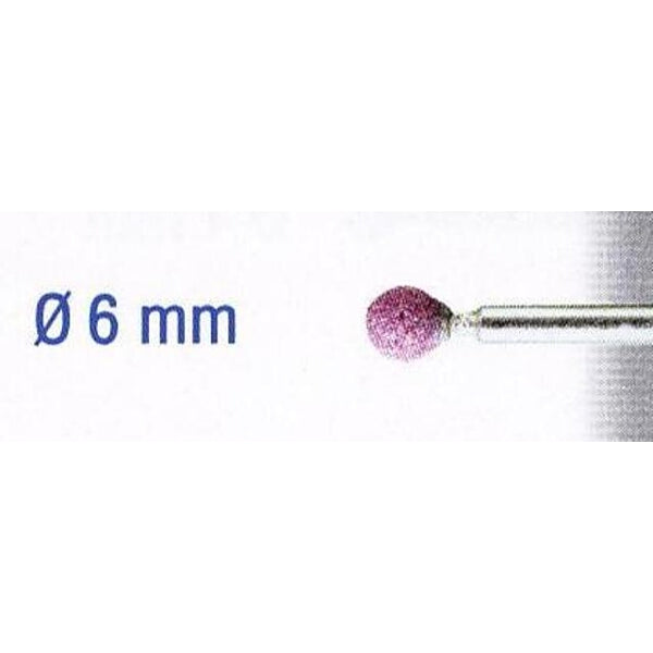 Ruby Grinding Stone 6mm Ball - Metal Grinding Point Abrasive Tool